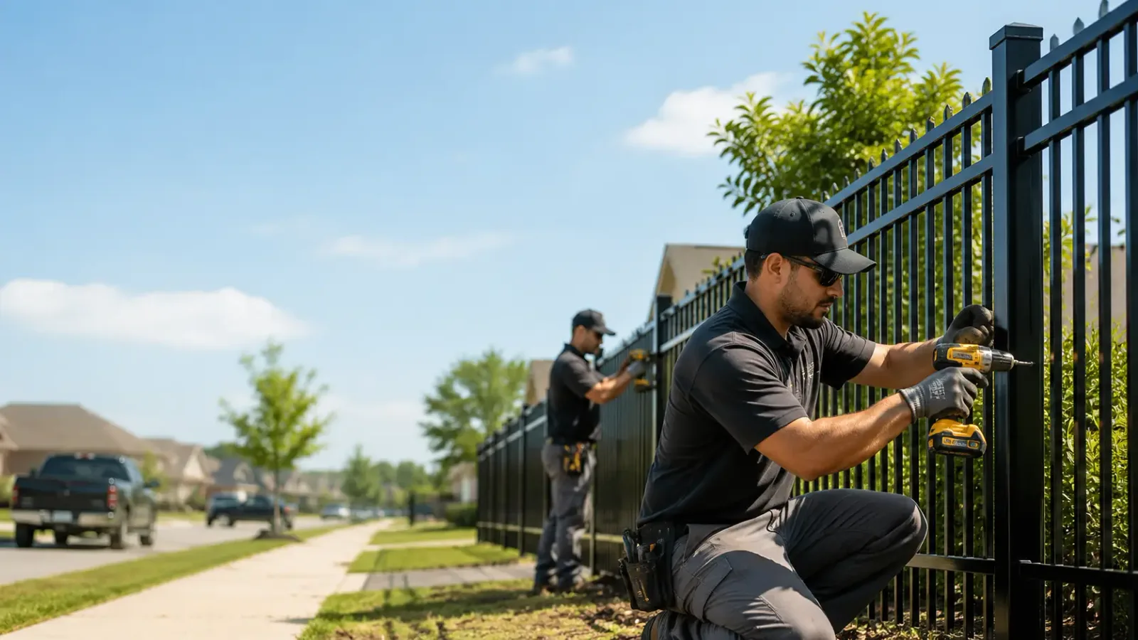 Metal Fence Installation in Canton, ME